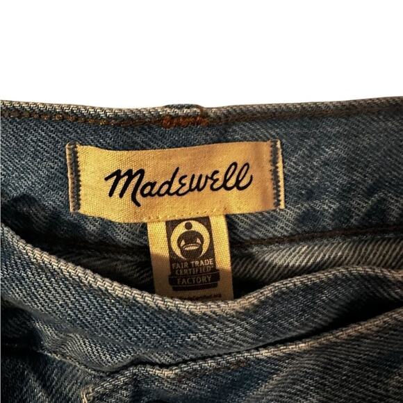 Madewell Low Slung Straight Jeans Light Wash NWT Size 29 Button Fly‎ - Picture 2 of 10